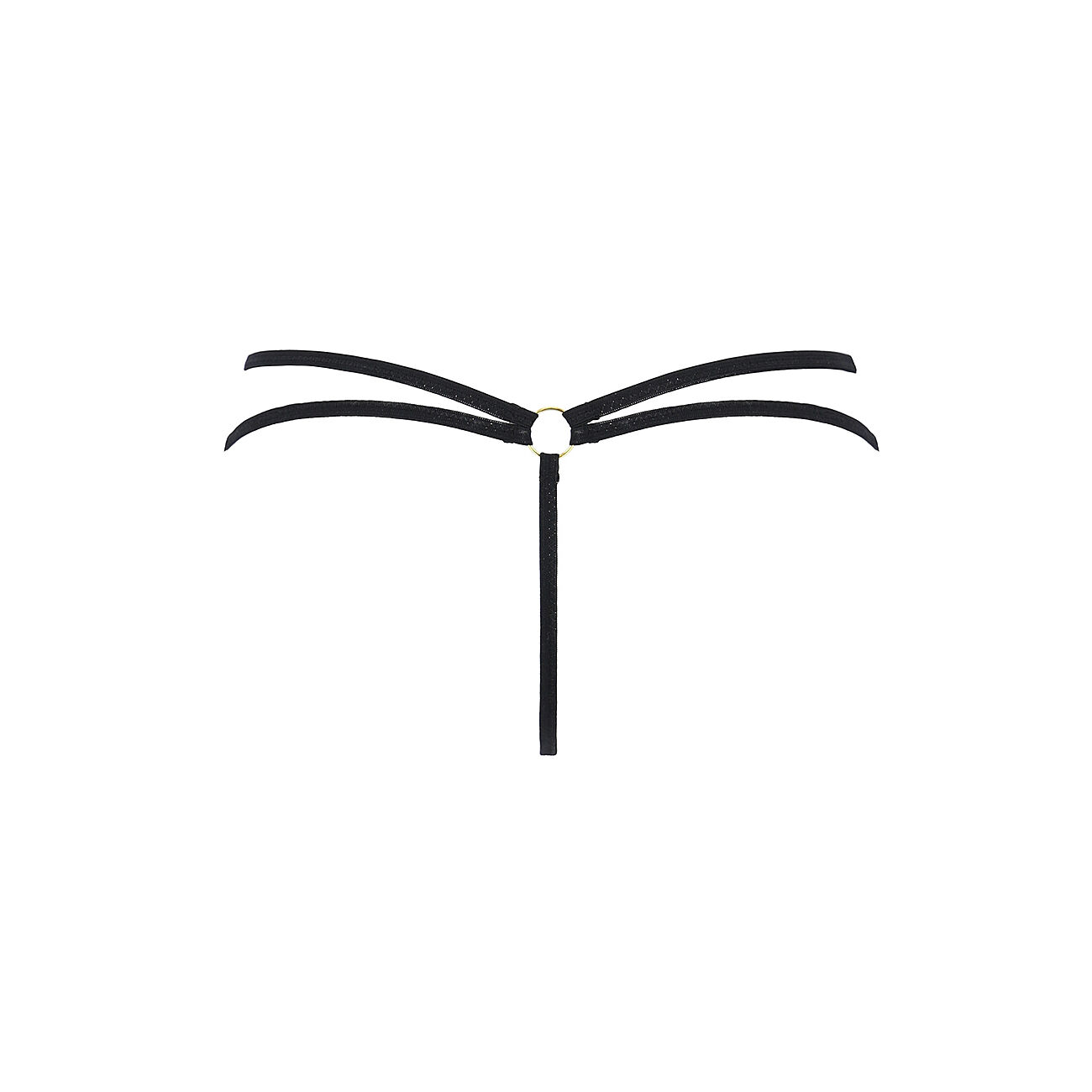 Passion Rosca - Stringit, musta, Plus Size