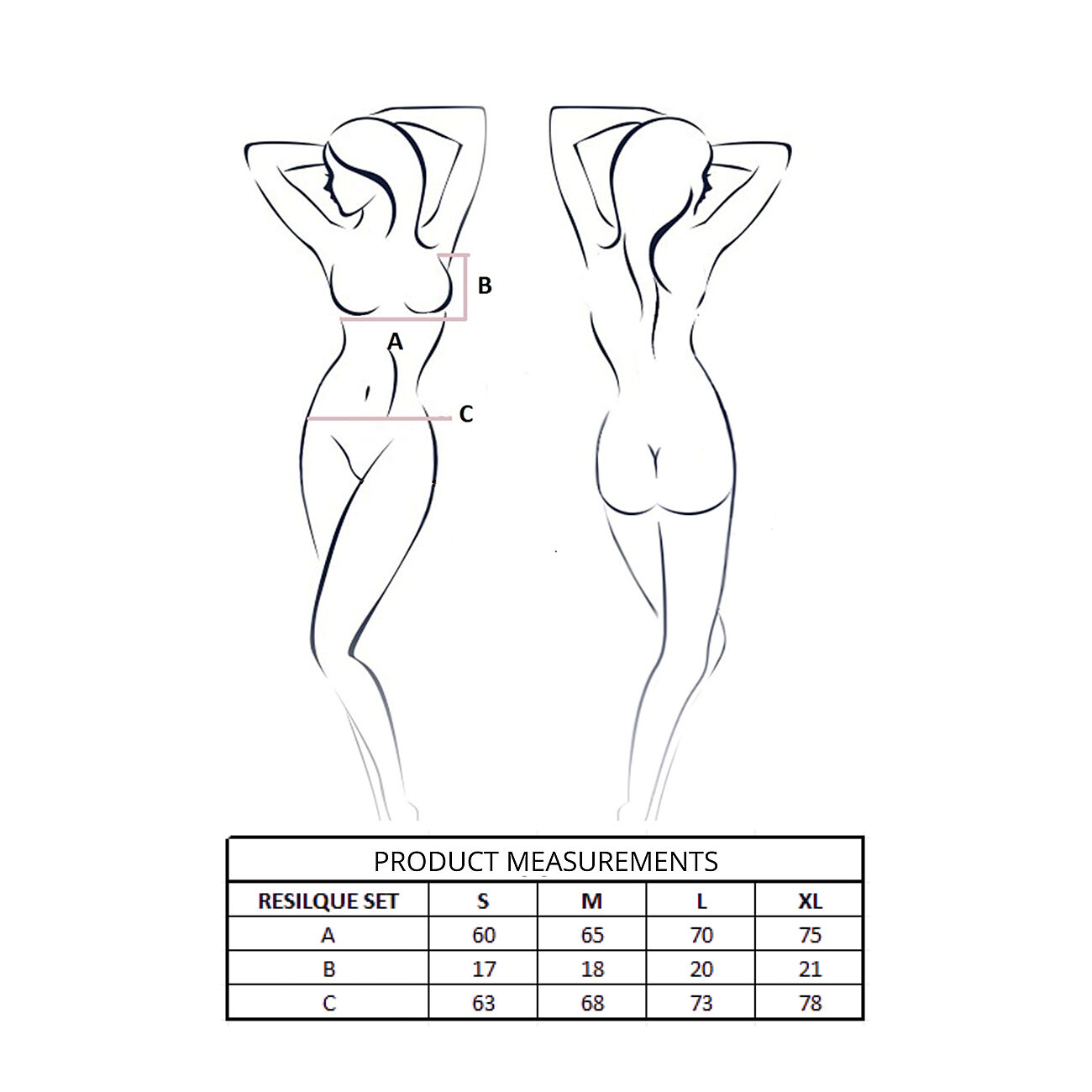 Passion Resilque - Alusasusetti, musta