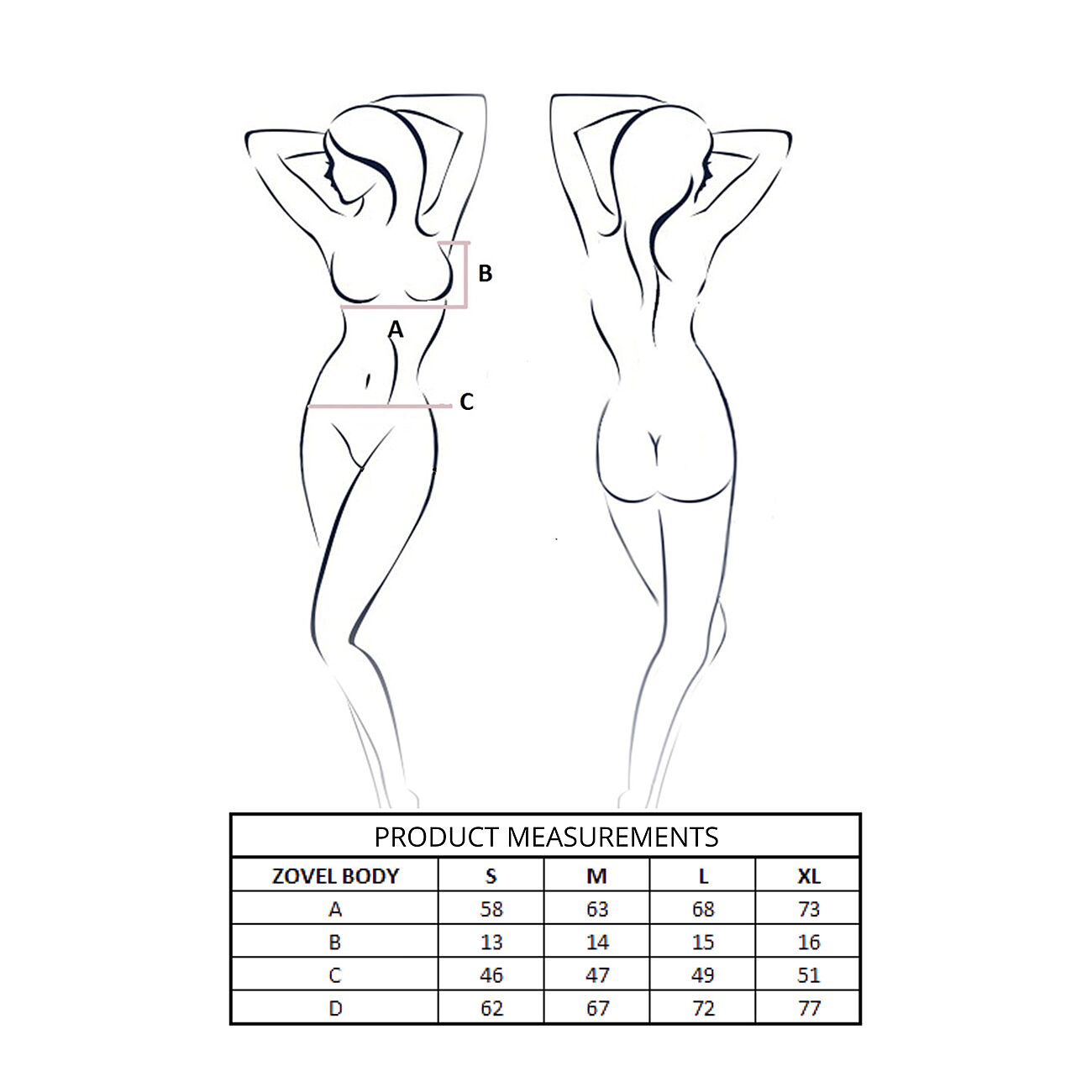 Passion Zovel - Sexy Body, harmaa