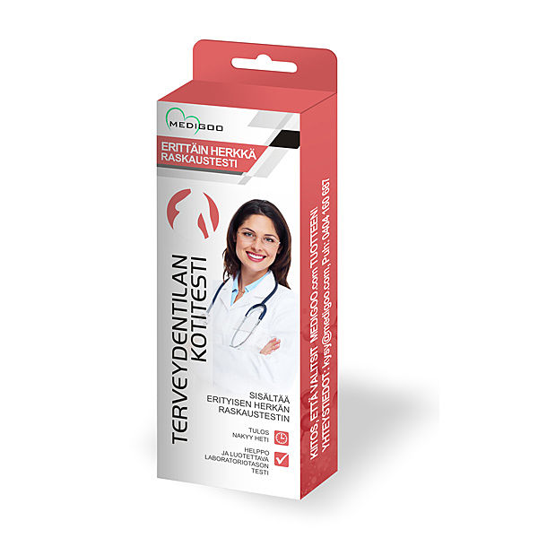 MediGoo - Raskaustesti, erittäin herkkä, 2 kpl