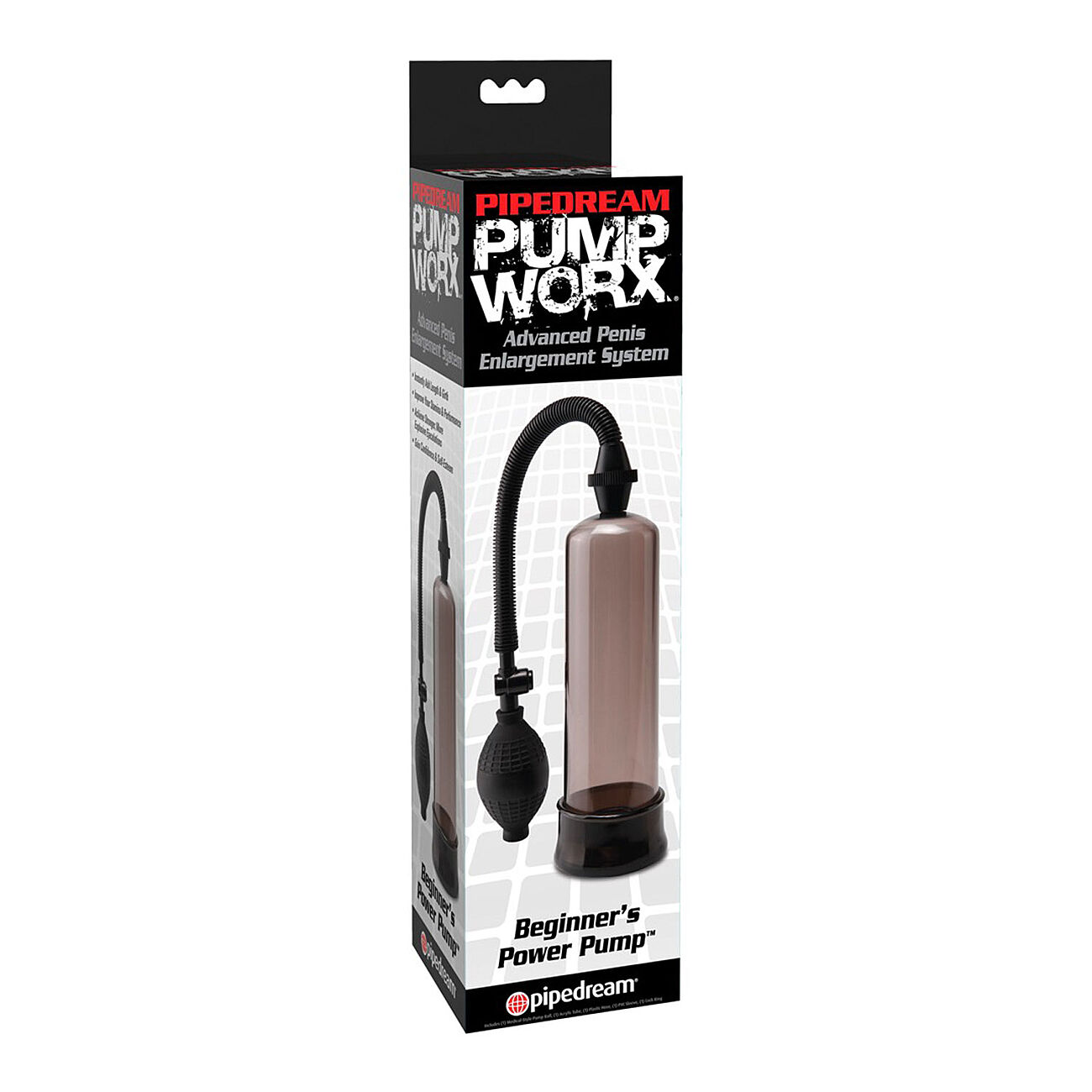 Pump Worx Beginner's Power - Penispumppu, harmaa