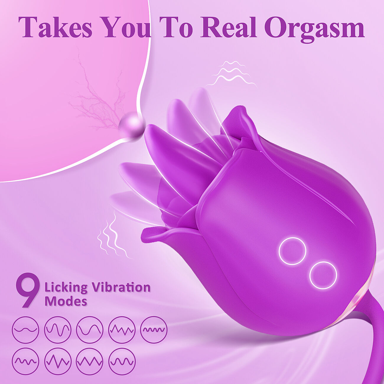 SOHIMI Carmen - 3 in 1 ruusuvibraattori