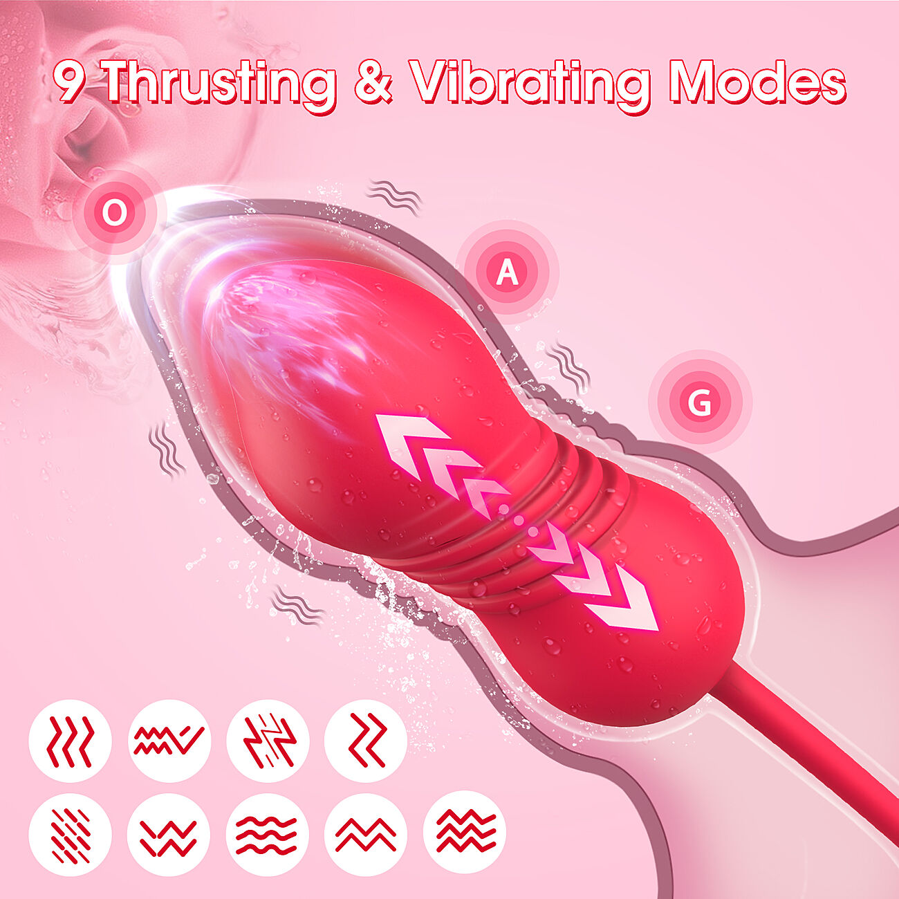 SOHIMI Rose Toy - 3 in 1 ruusuvibraattori