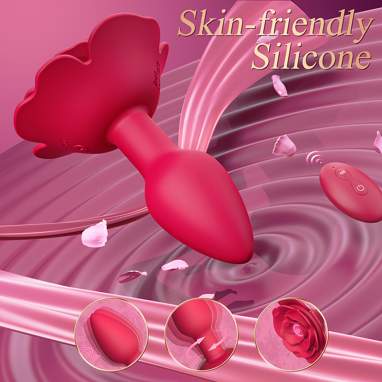 SOHIMI Rose - Pyriv anaalitappi vrinill