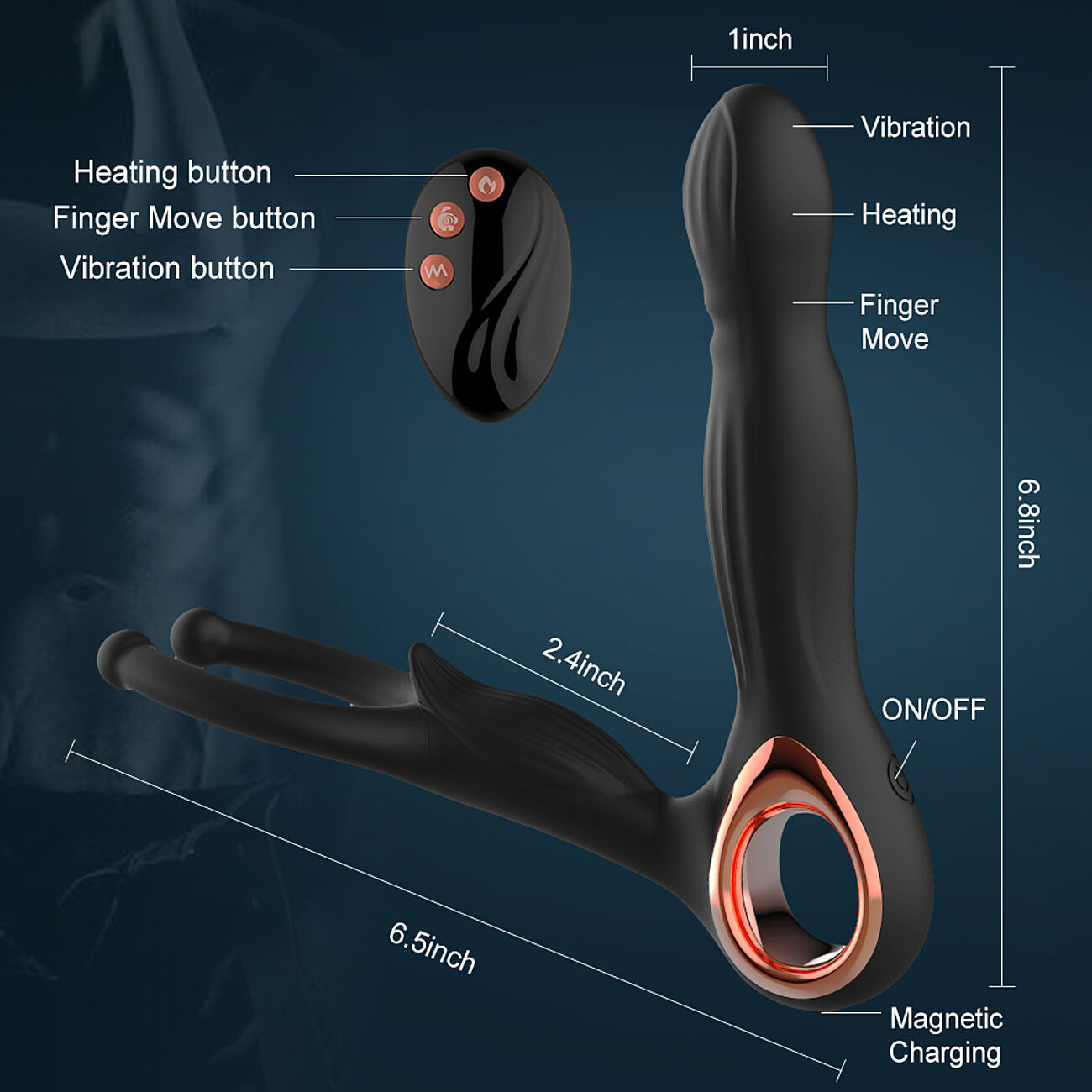 SOHIMI Bouncer - Eturauhaskiihotin lmptoiminnolla