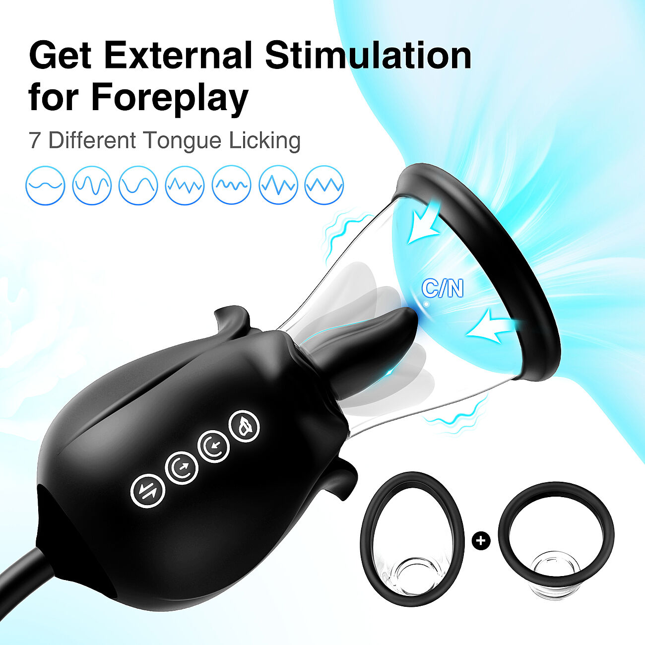 SOHIMI Nessus - 3 in 1 vibraattori