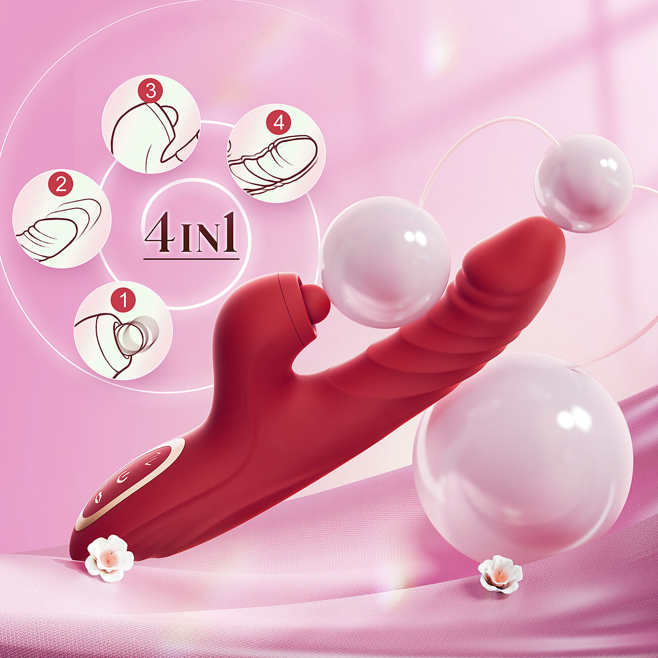 SOHIMI Cherly - Vibraattori klitoriskiihottimella