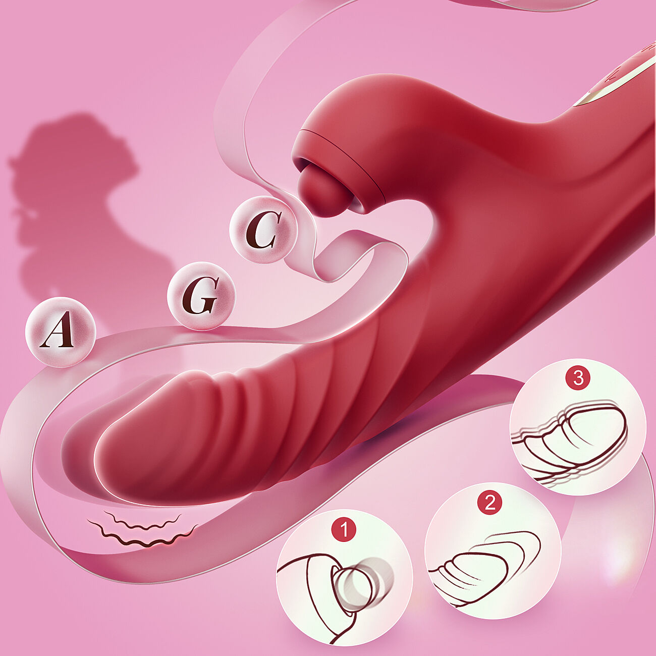 SOHIMI Cherly - Vibraattori klitoriskiihottimella