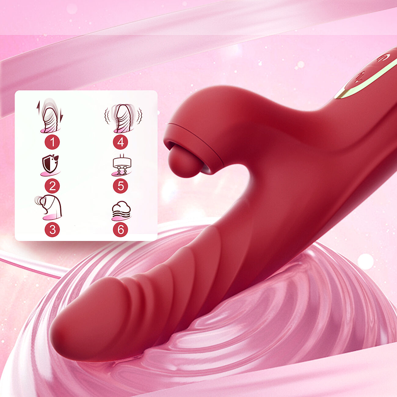 SOHIMI Cherly - Vibraattori klitoriskiihottimella