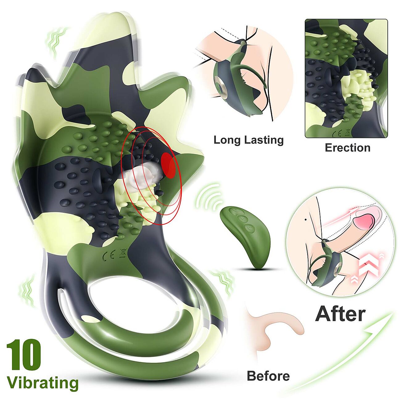 SOHIMI Starfish - Penisrengas klitoriskiihottimella