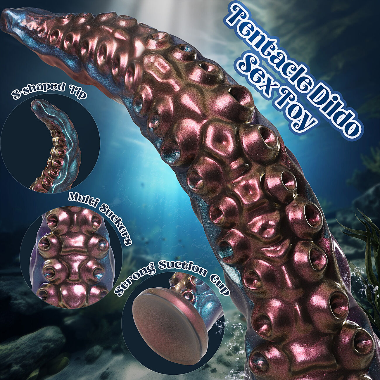 SOHIMI Octopus - Mustekala dildo, M