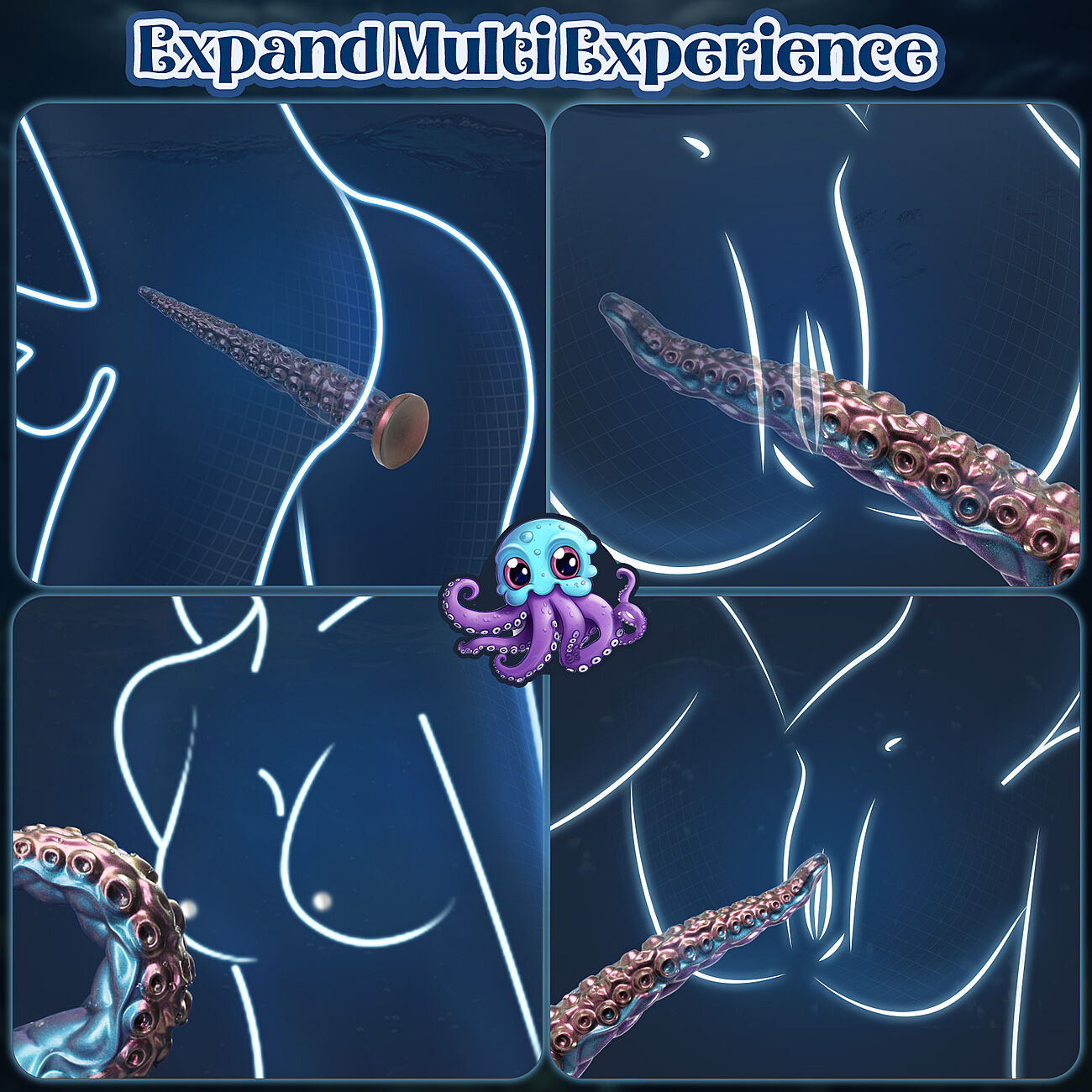 SOHIMI Octopus - Mustekala dildo, M