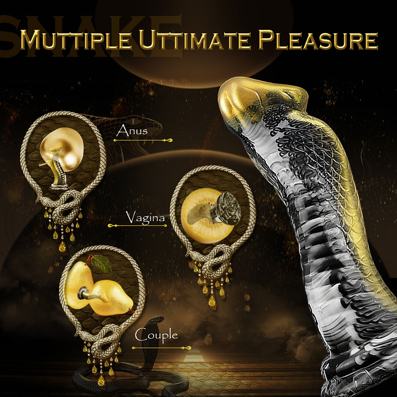 SOHIMI Golden Cobra - Krmedildo