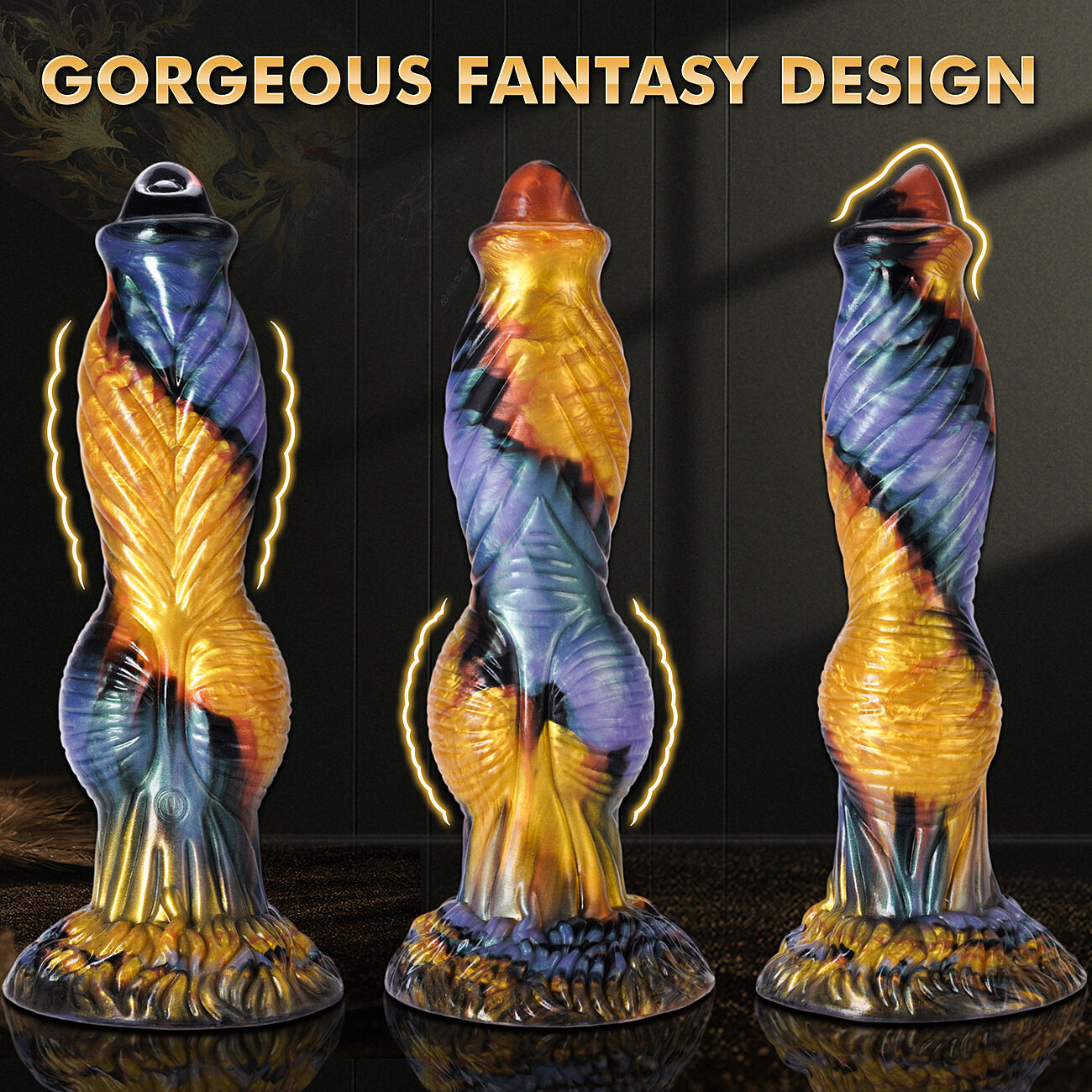SOHIMI Phoenix - Fantasiavibraattori, gold