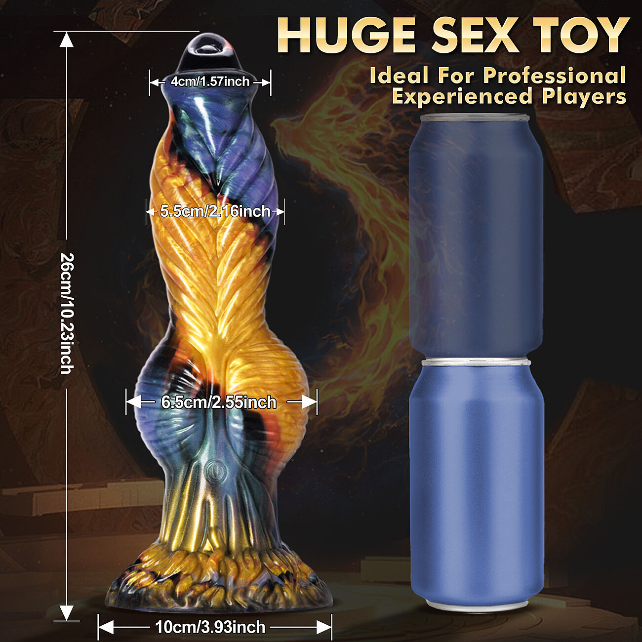 SOHIMI Phoenix - Fantasiavibraattori, gold