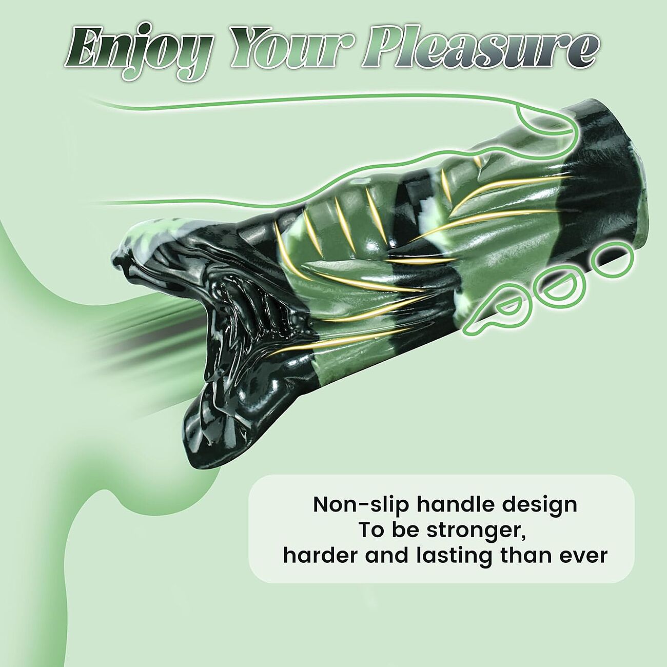 SOHIMI Dragon mouth - Tekosuu, vihre-musta-harmaa