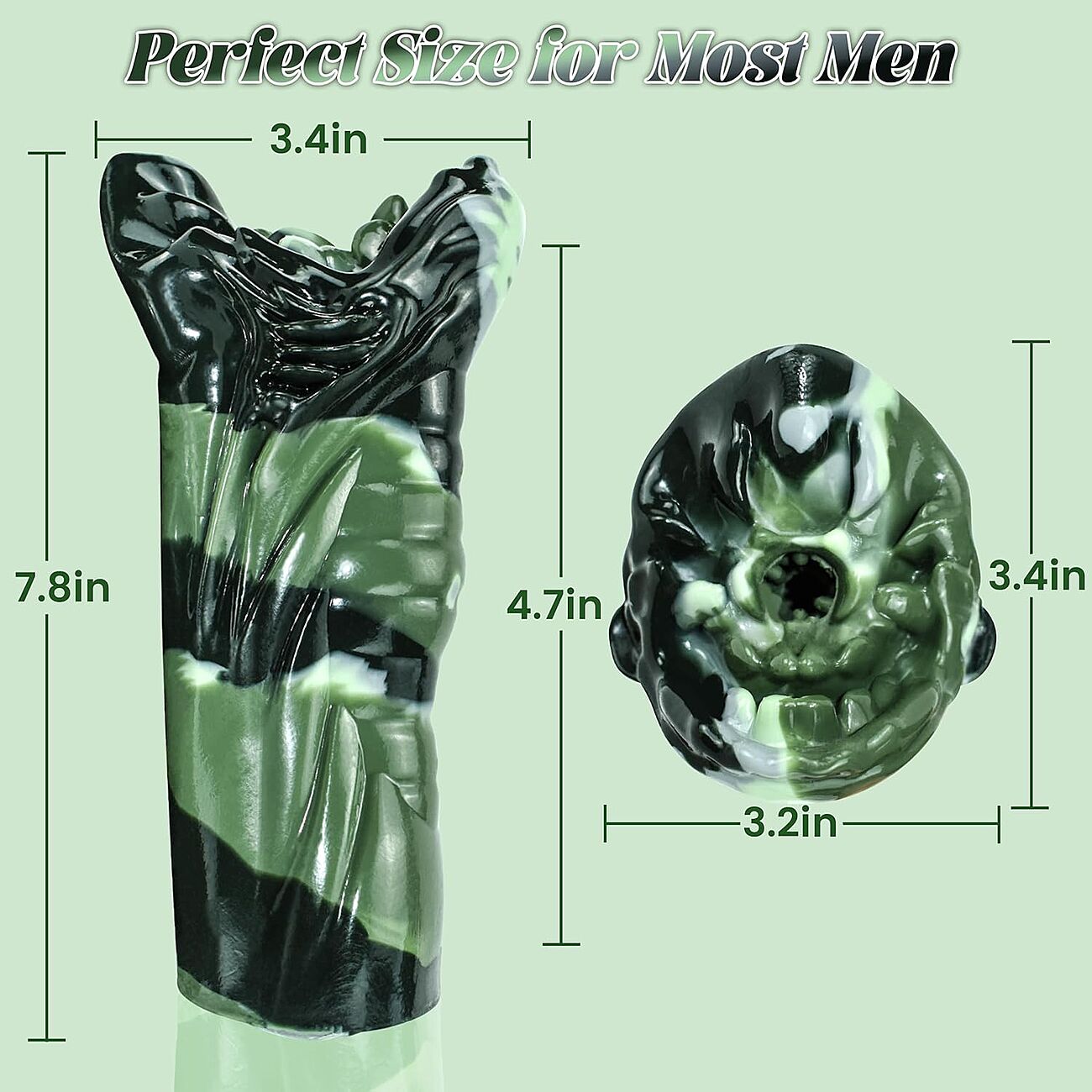 SOHIMI Dragon mouth - Tekosuu, vihre-musta-harmaa