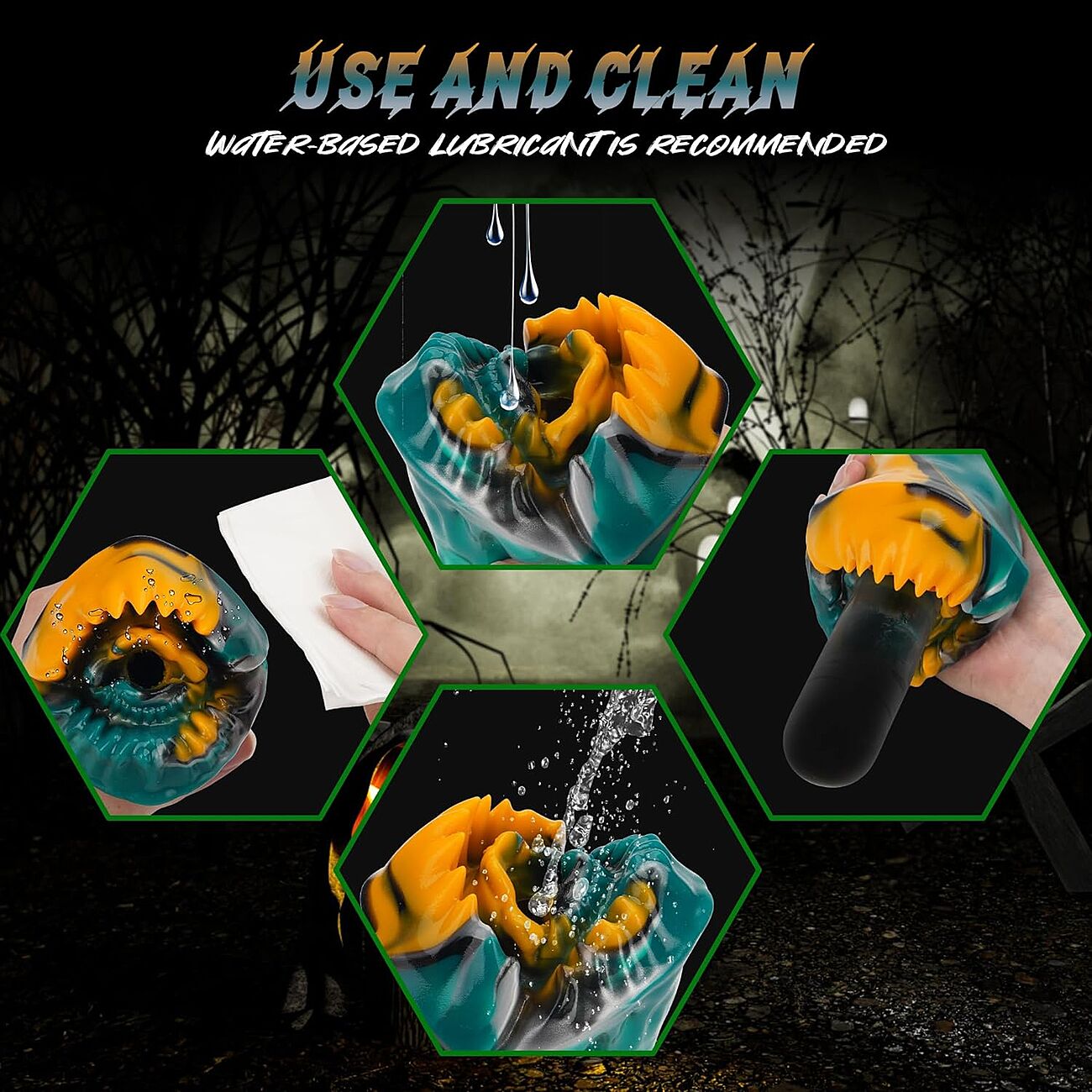 SOHIMI Dragon mouth - Tekosuu, kelta-vihre-musta