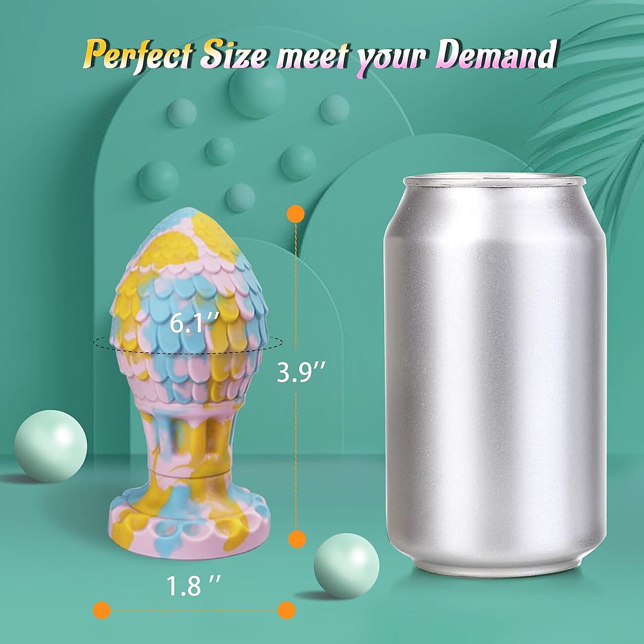 SOHIMI Torpedo - Anaalitappi, lohikrmeen muna