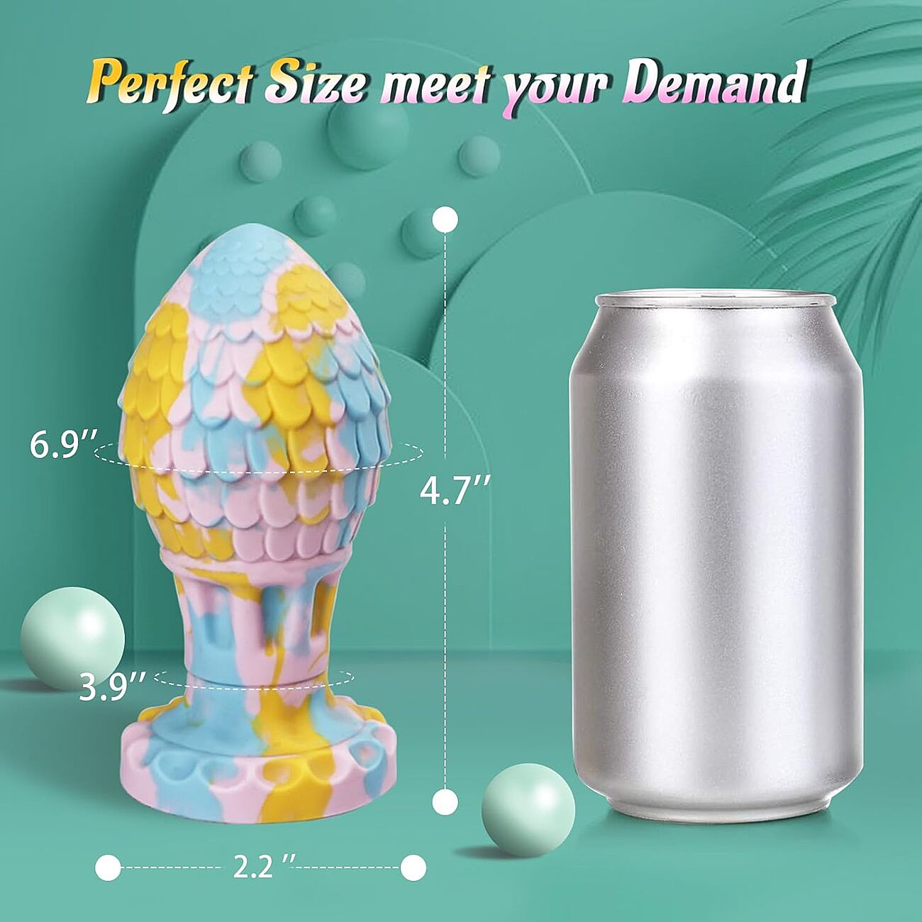 SOHIMI Torpedo - Anaalitappi, lohikrmeen muna