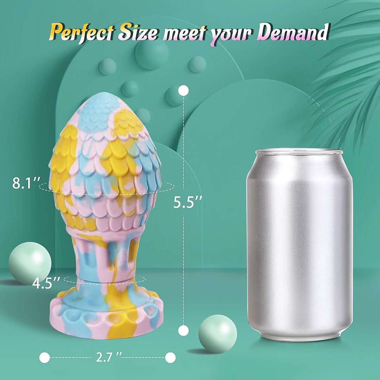 SOHIMI Torpedo - Anaalitappi, lohikrmeen muna