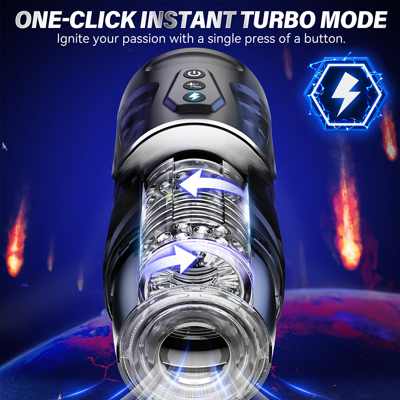 SOHIMI Black Knight - Automaattimasturbaattori