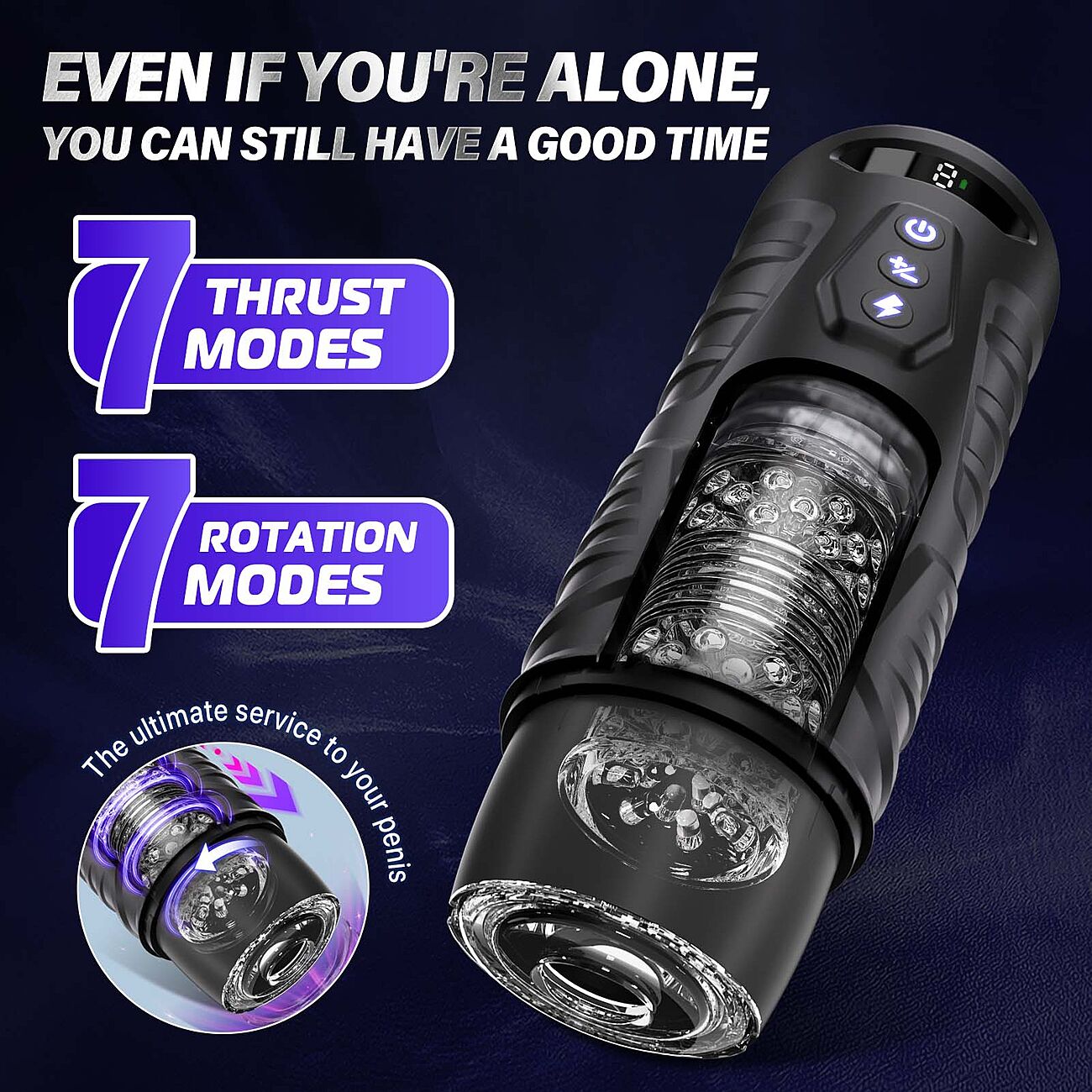 SOHIMI Black Knight - Automaattimasturbaattori