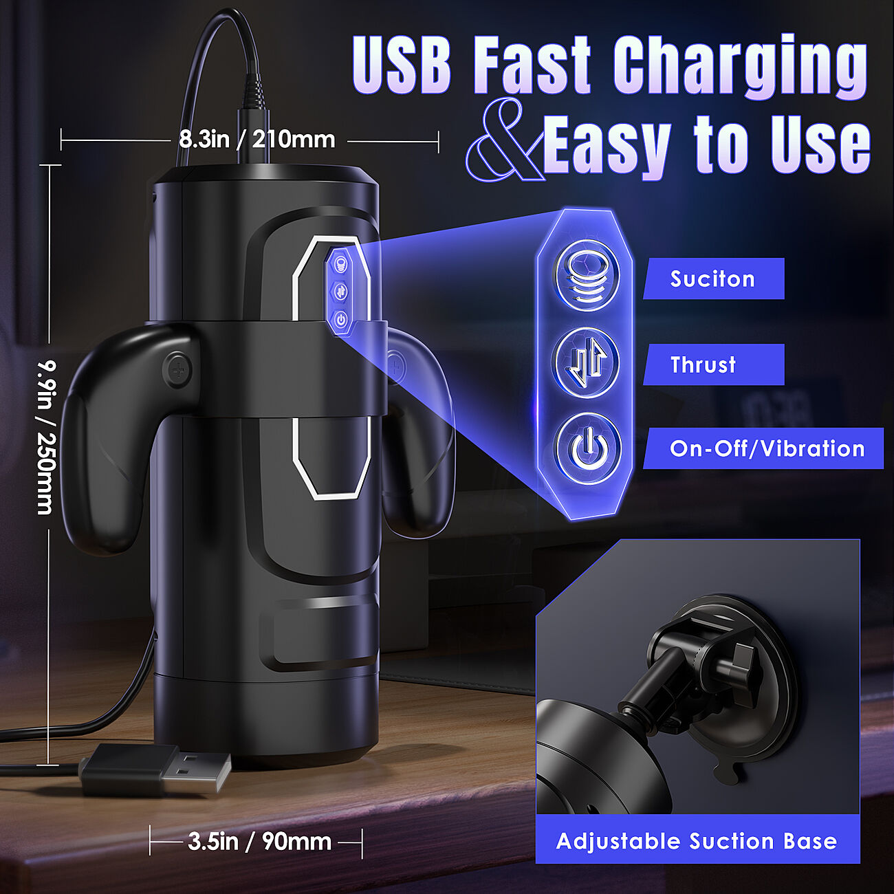 SOHIMI Game Cup - Masturbaattori imu- ja liiketoiminnolla