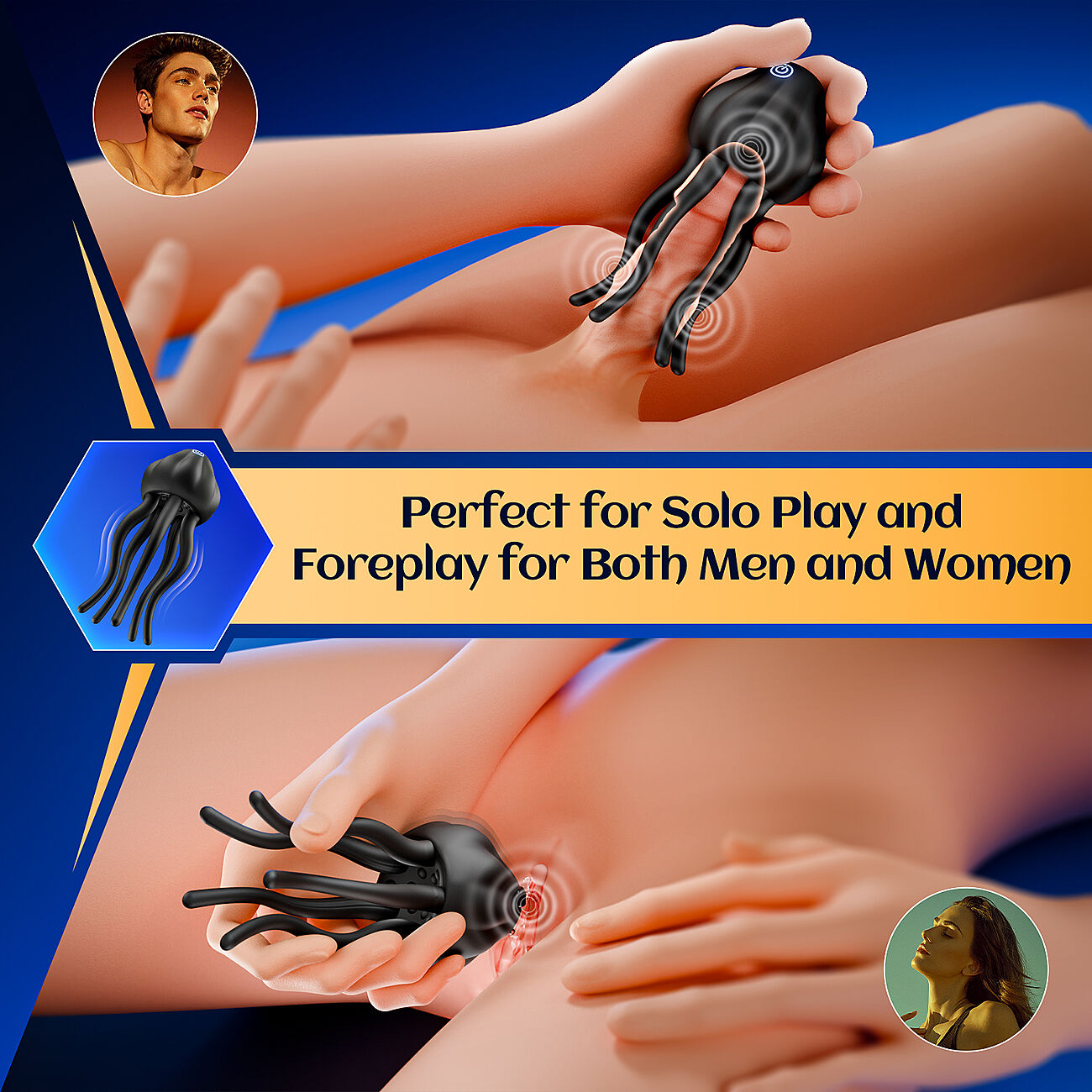 SOHIMI Jellyfish - Pariskuntavibraattori