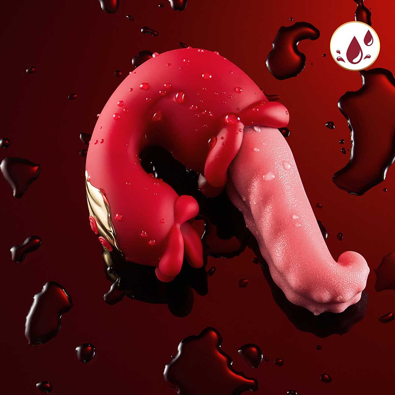 SOHIMI Double Tongue - Vagina- ja klitorisstimulaattori