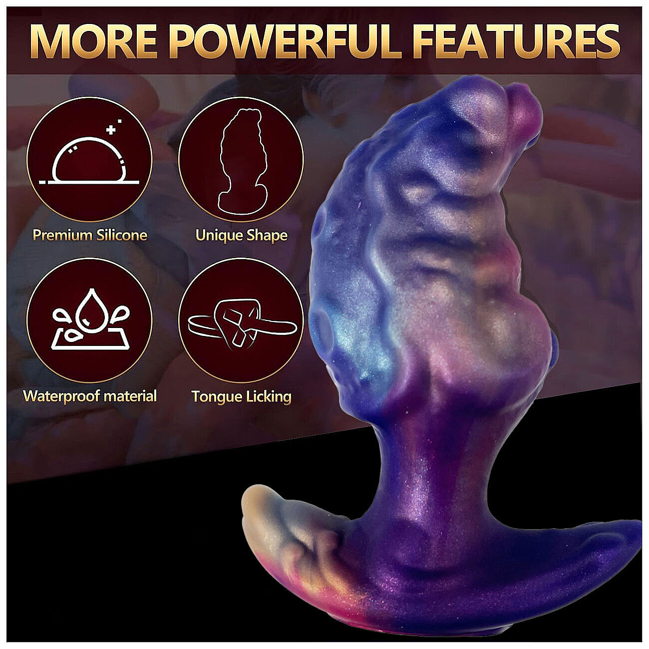 Alien Toys Blue Seahorse - Anaalitappi