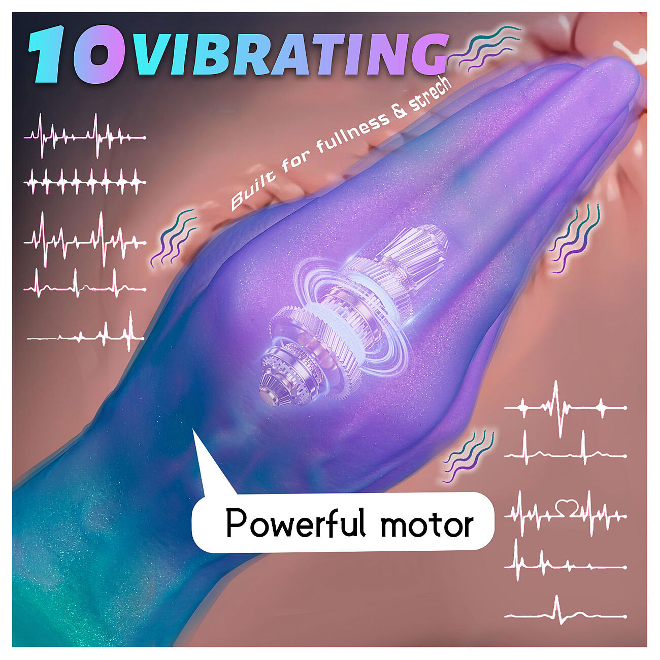 Alien Toys Serpentis - V�risev� anaalitappi