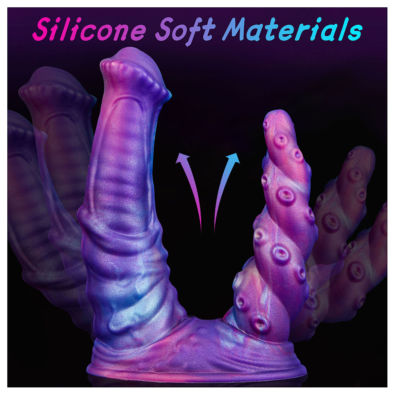 Alien Toys Karkadann - Fantasiadildo + anaalitappi