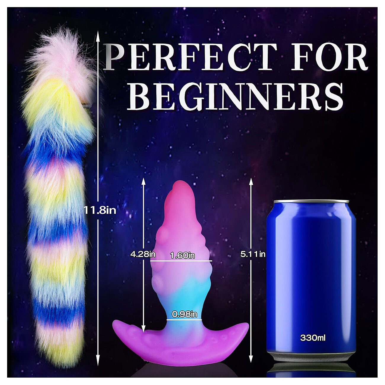 Alien Toys Blazing Tail - Anaalitappi h�nn�ll�