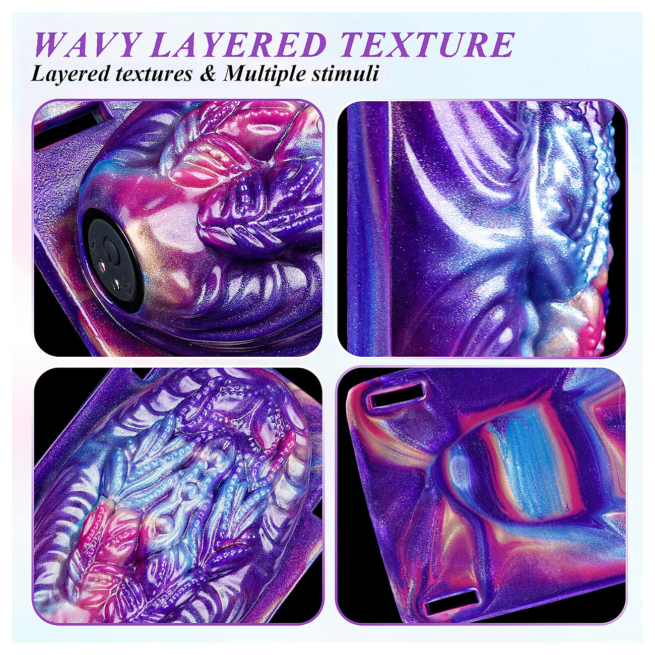 Alien Toys Syrah - V�risev� reisiharness kauko-ohjaimella