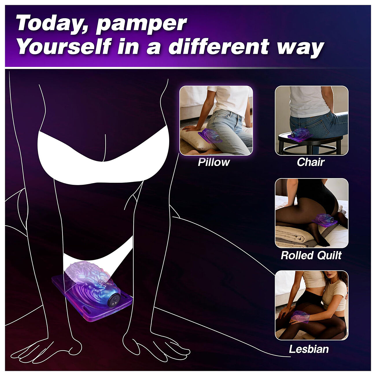 Alien Toys Syrah - V�risev� reisiharness kauko-ohjaimella