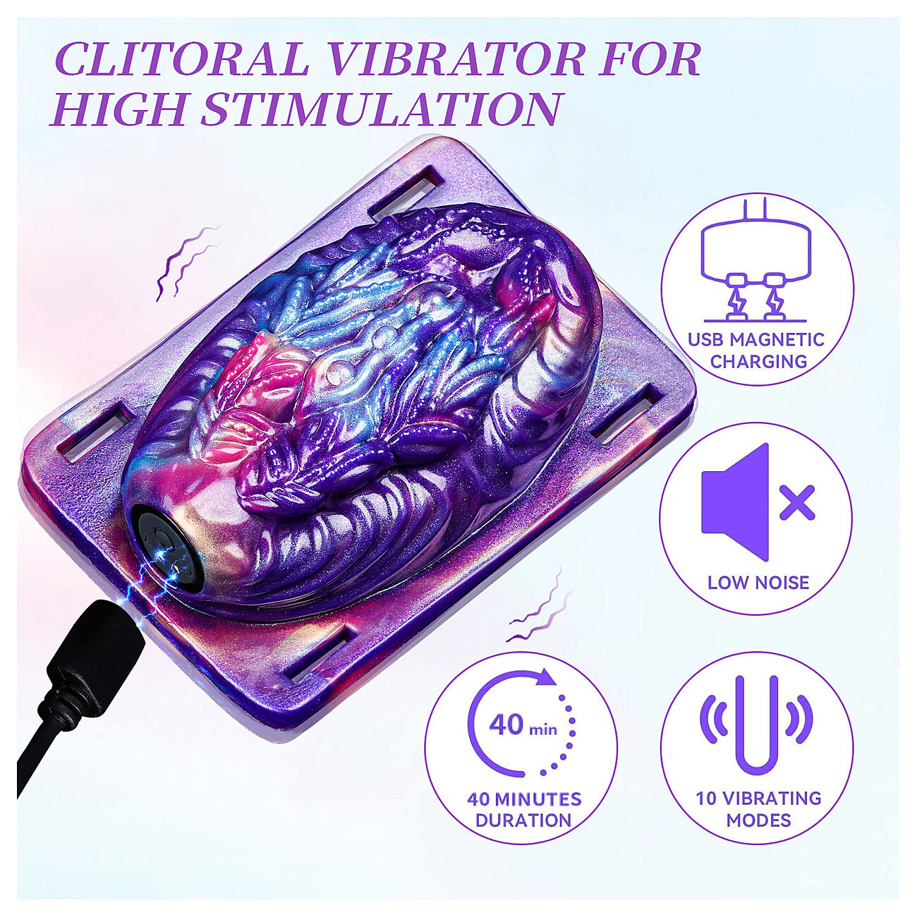 Alien Toys Syrah - V�risev� reisiharness kauko-ohjaimella