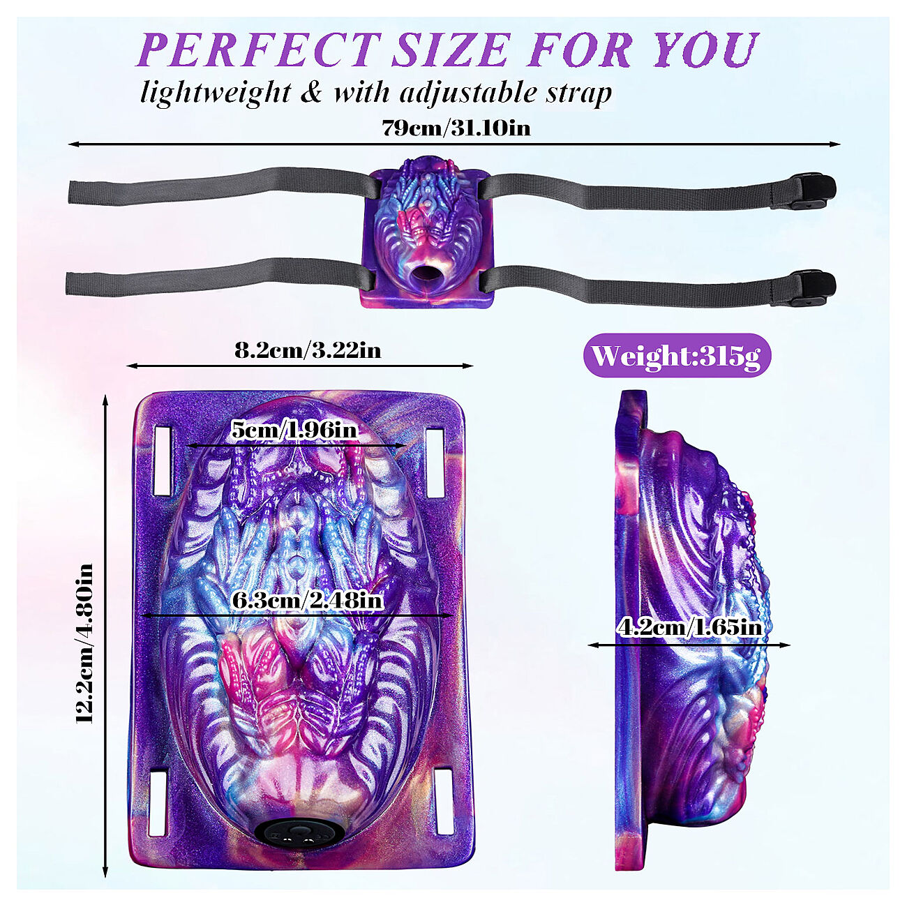 Alien Toys Syrah - V�risev� reisiharness kauko-ohjaimella