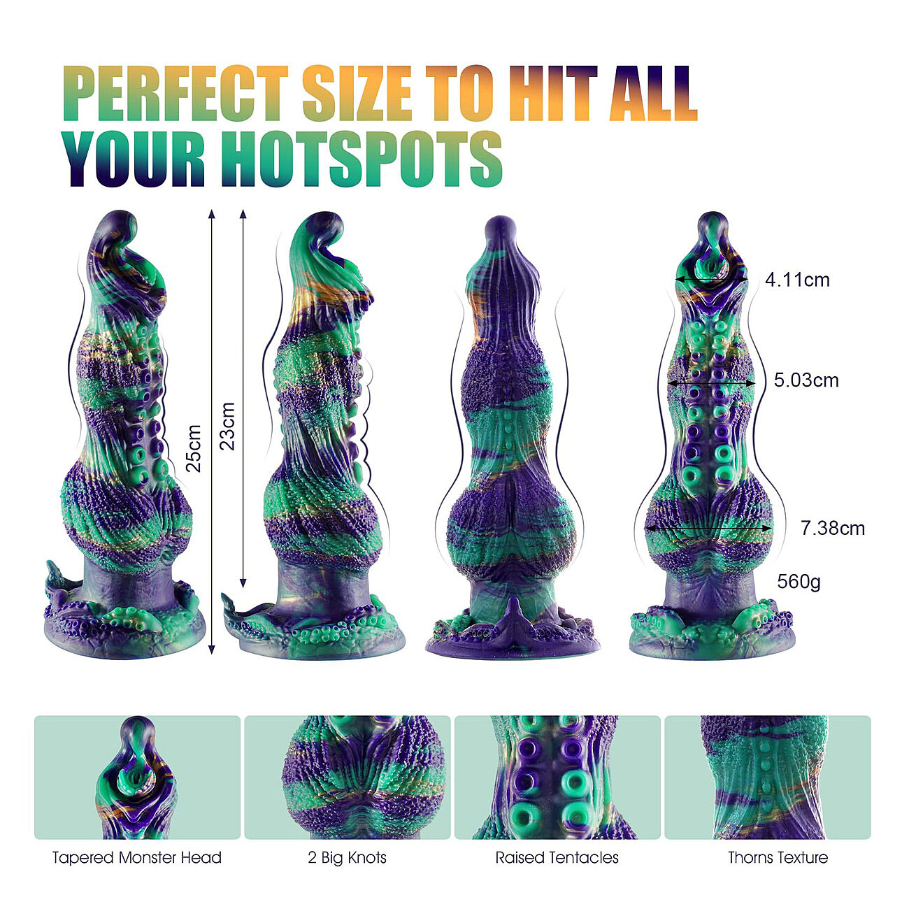 Alien Toys Sylvarion - Tekopenis ty�nt�liikkeell� ja v�rin�ll�