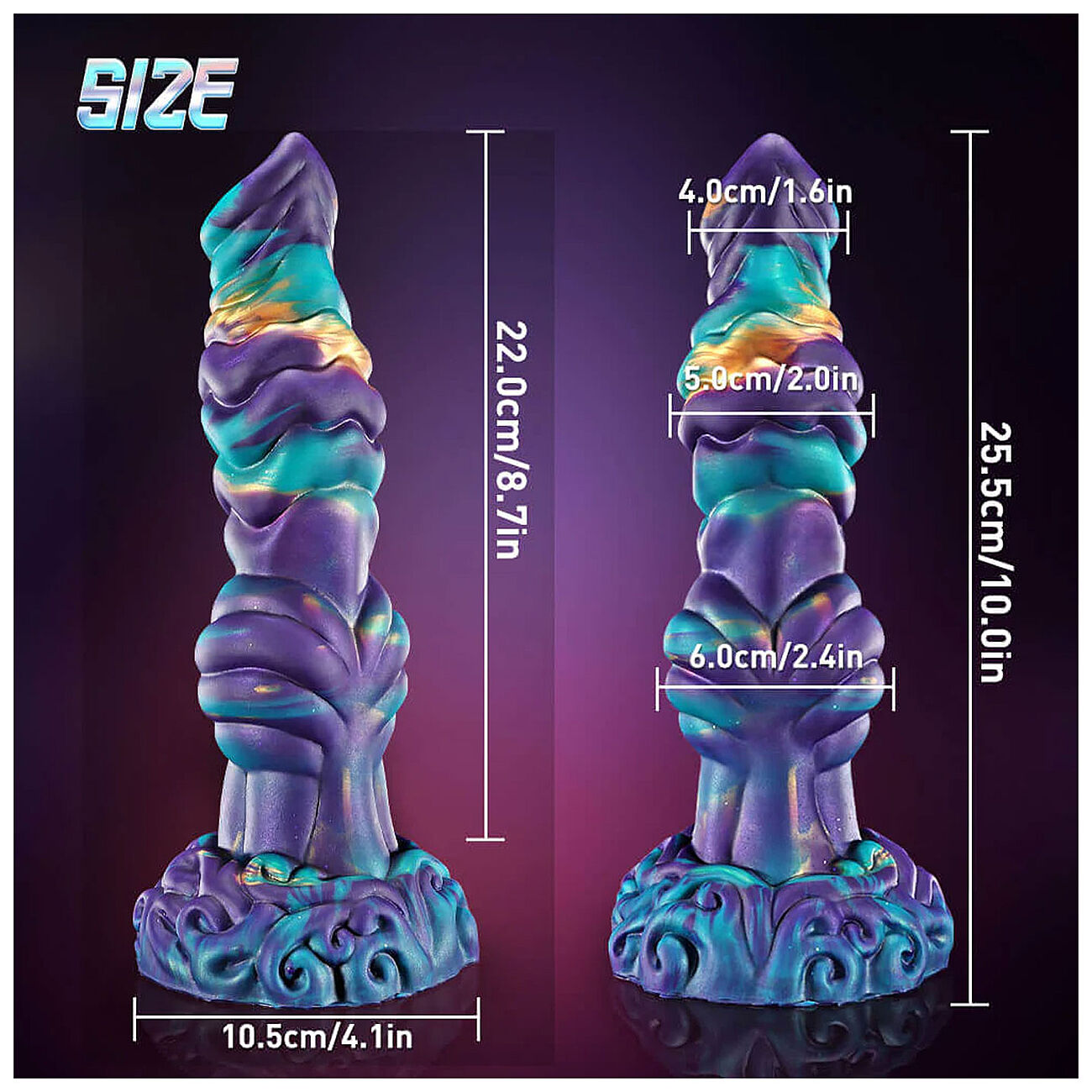 Alien Toys Bahamut - Tekopenis ty�nt�liikkeell� ja v�rin�ll�