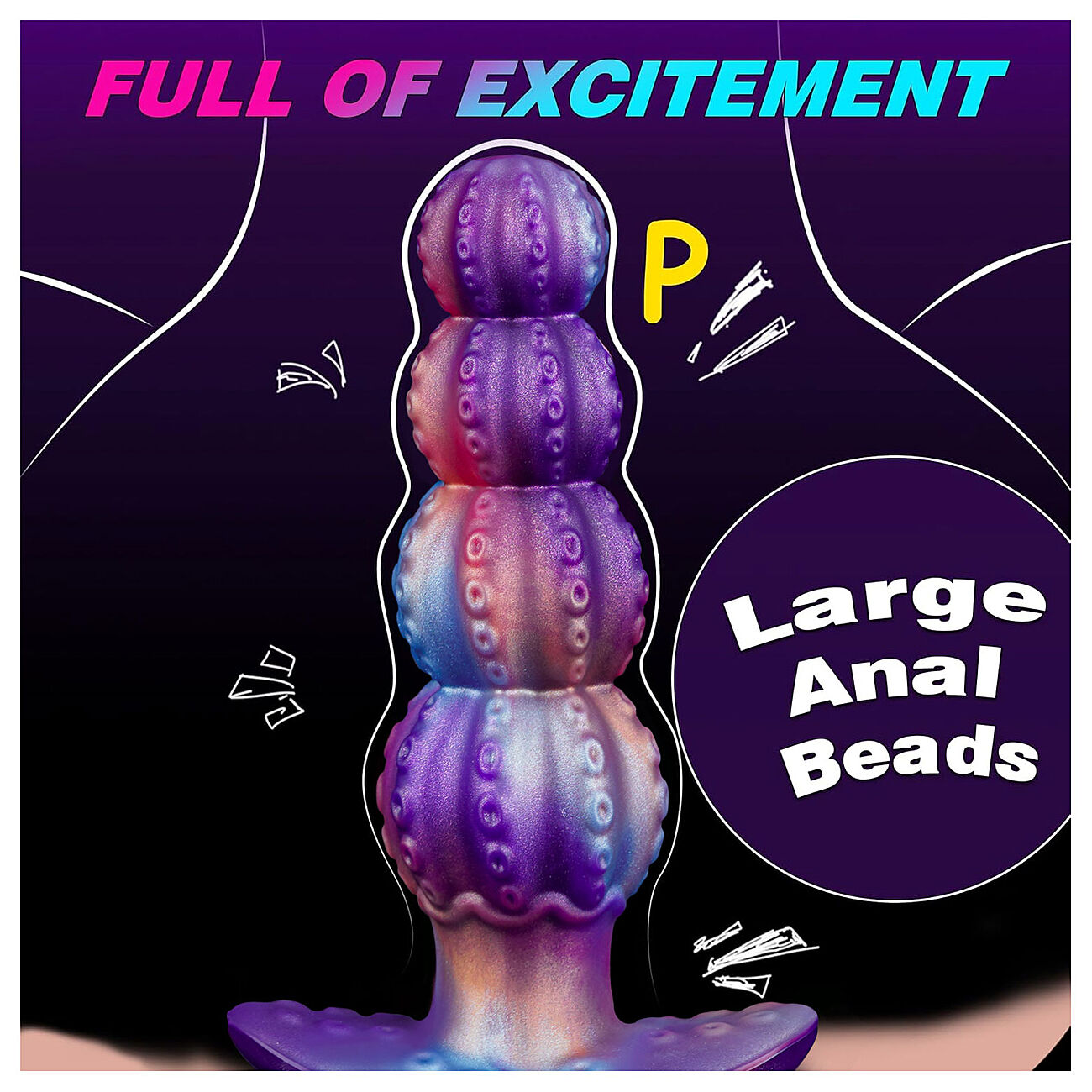 Alien Toys Saphira - Anaalitappi, pallot