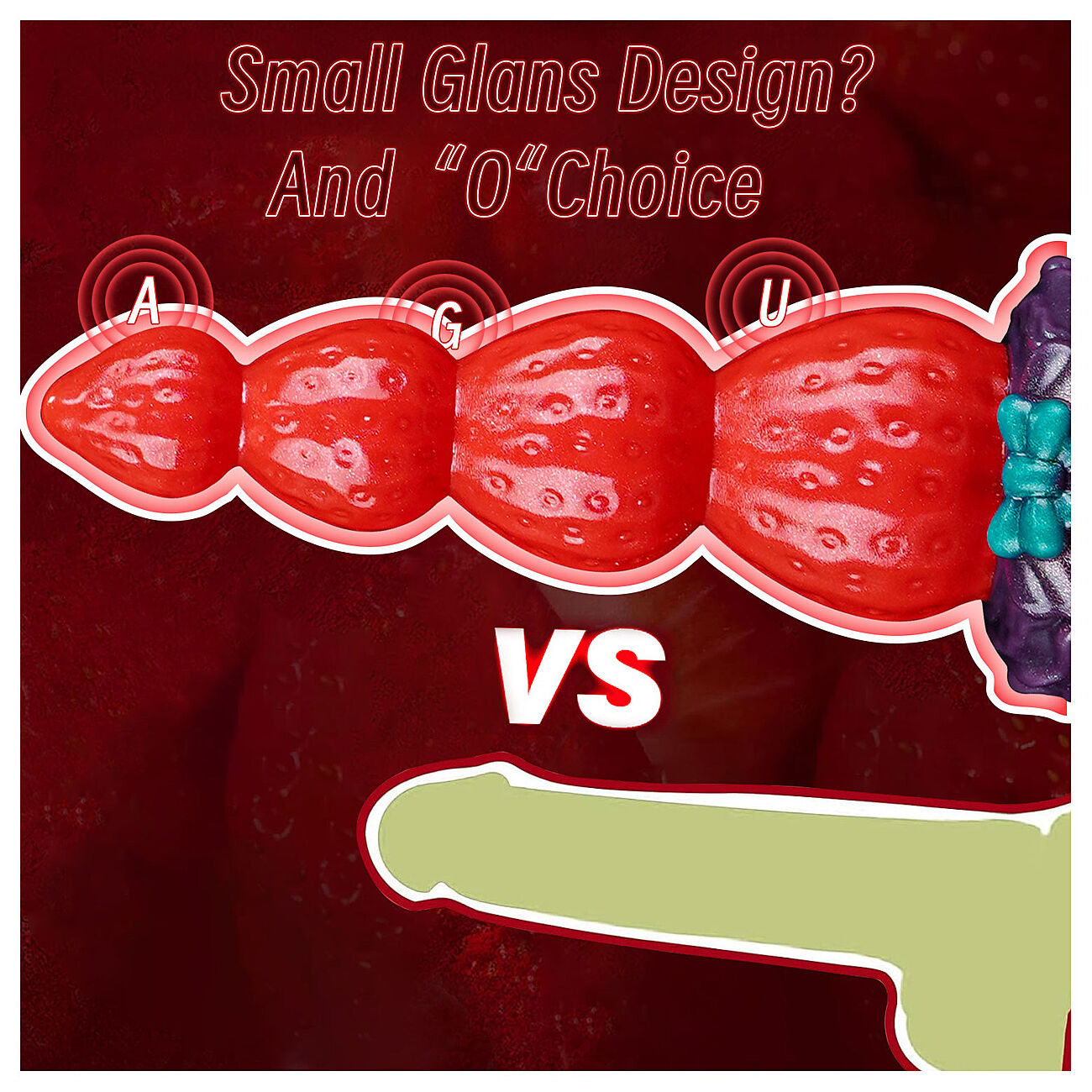 Alien Toys Strawberry Pole - Anaalitappi