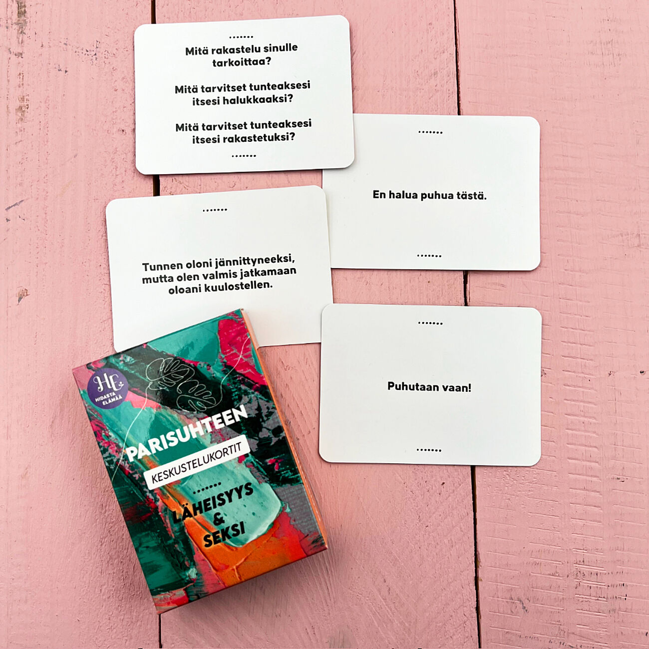 Parisuhteen Keskustelukortit - Lheisyys & seksi