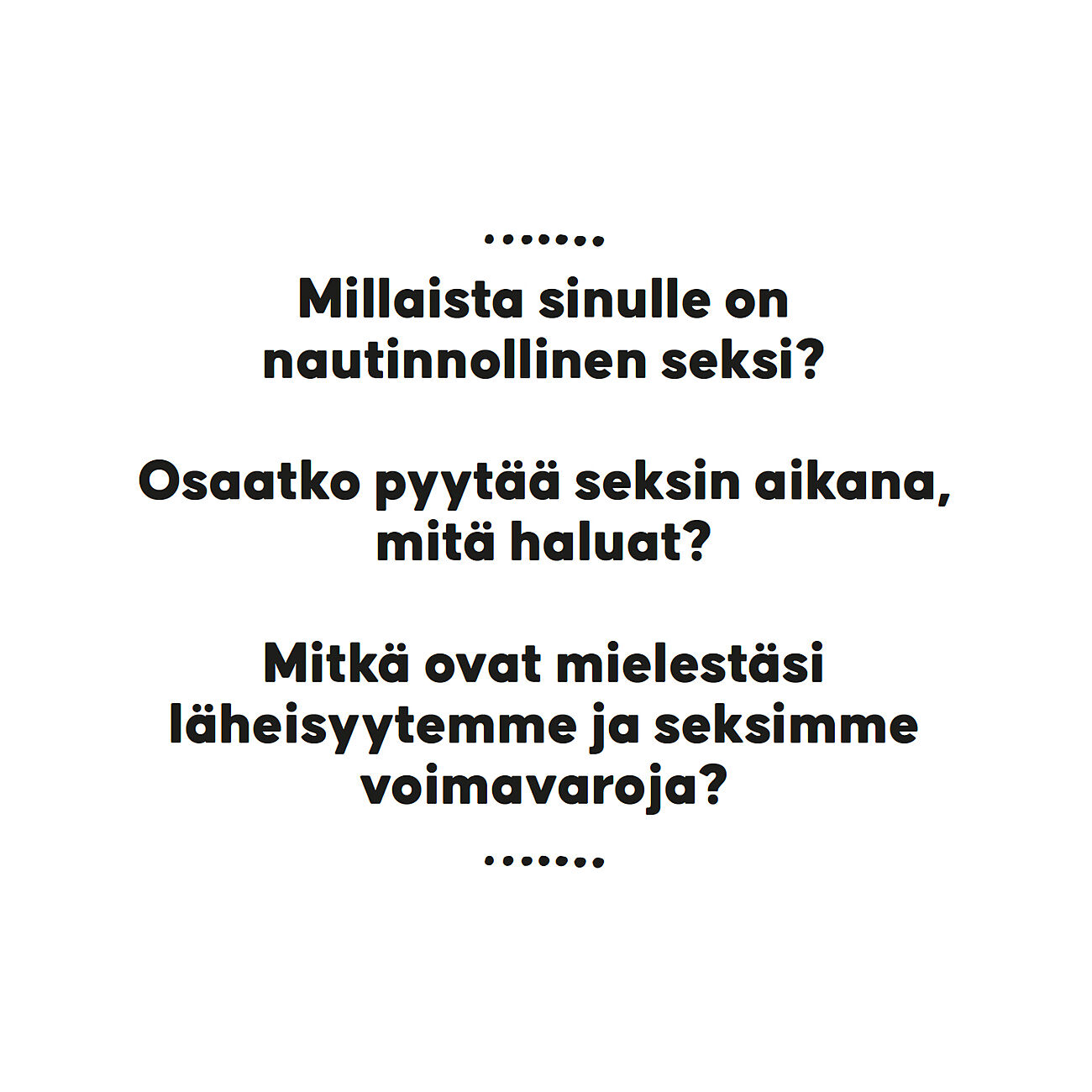 Parisuhteen Keskustelukortit - Lheisyys & seksi