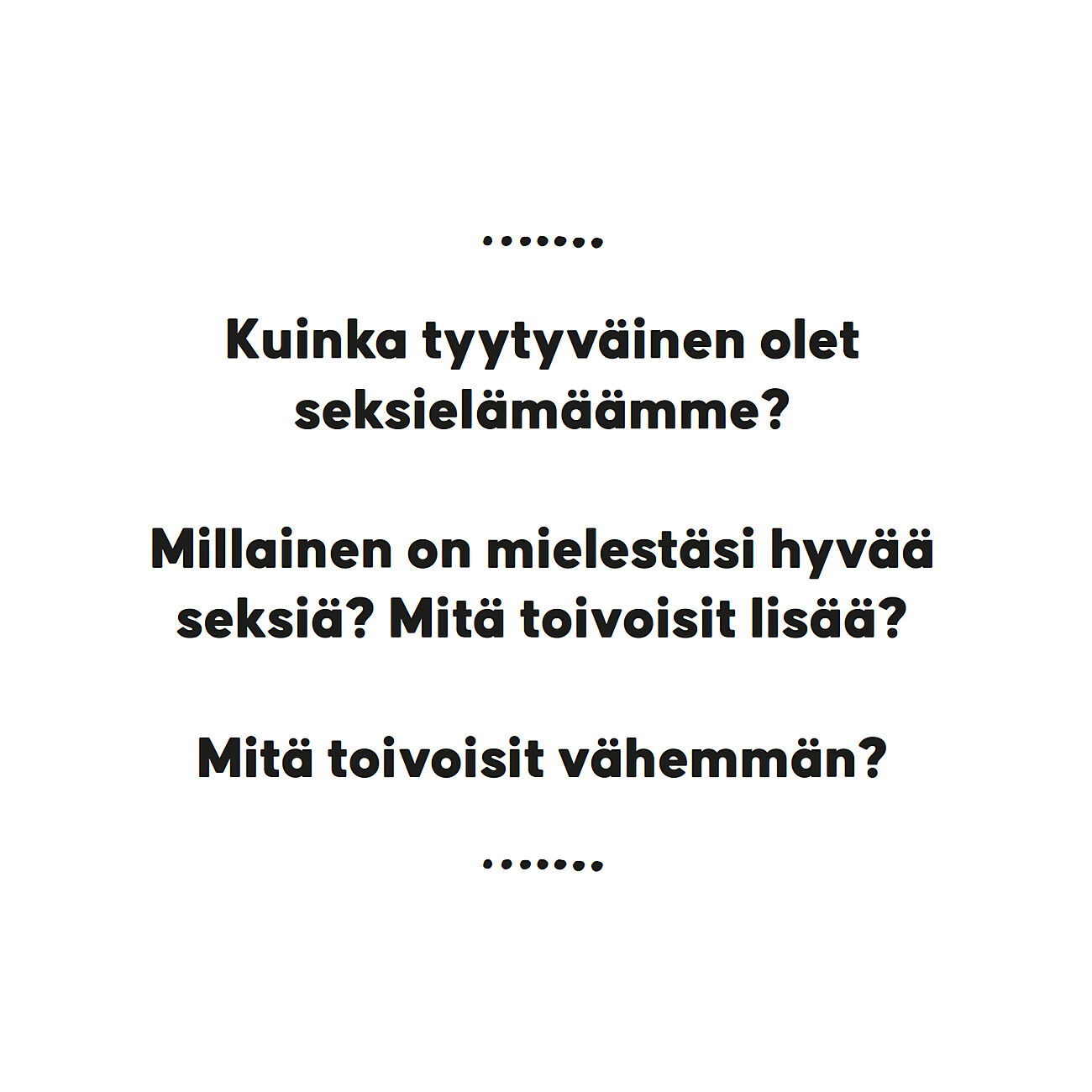 Parisuhteen Keskustelukortit - Lheisyys & seksi