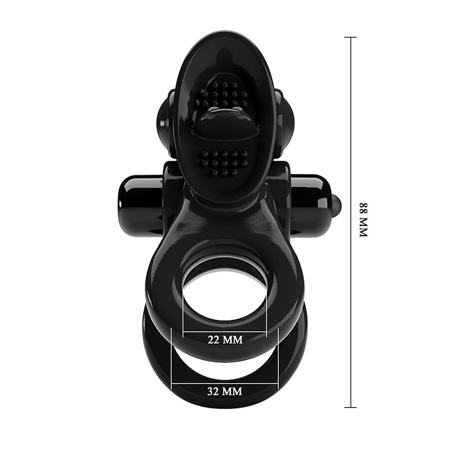 Pretty Love - Moottoroitu penis-kivesrengas