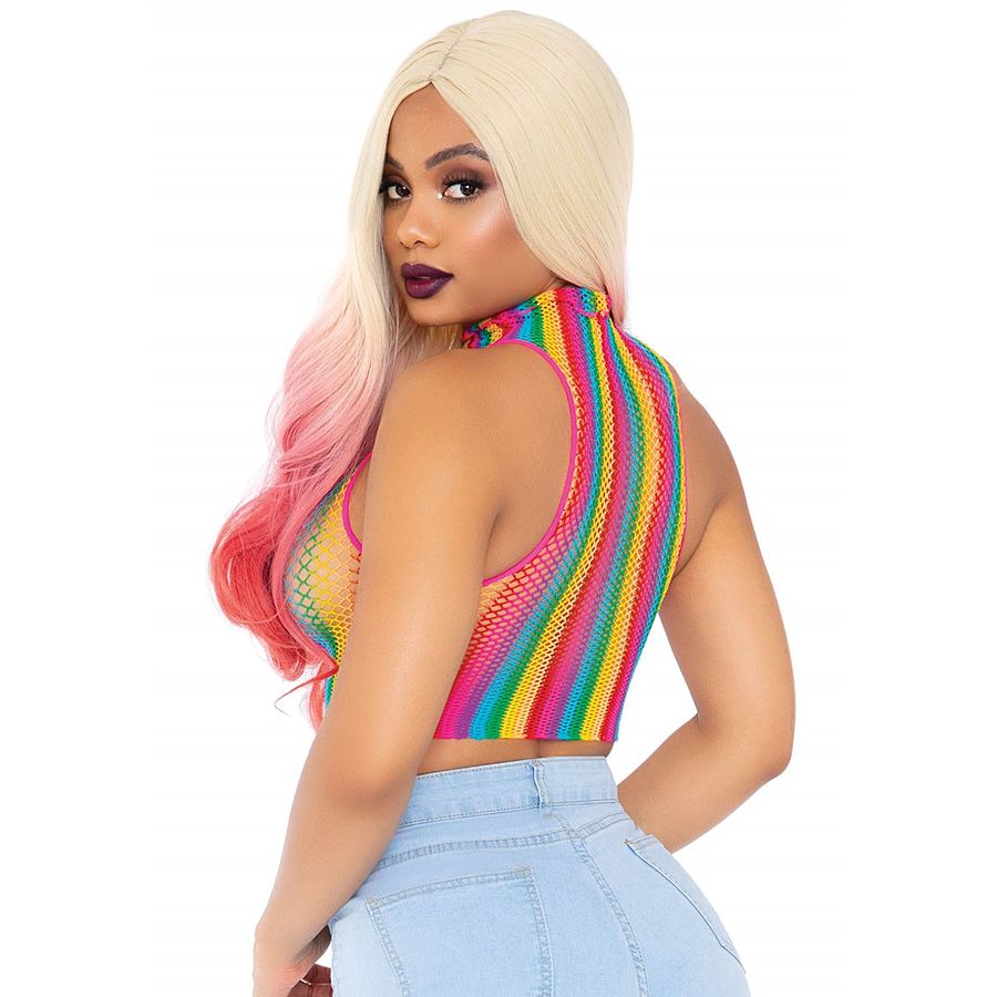 Leg Avenue - Rainbow crop top