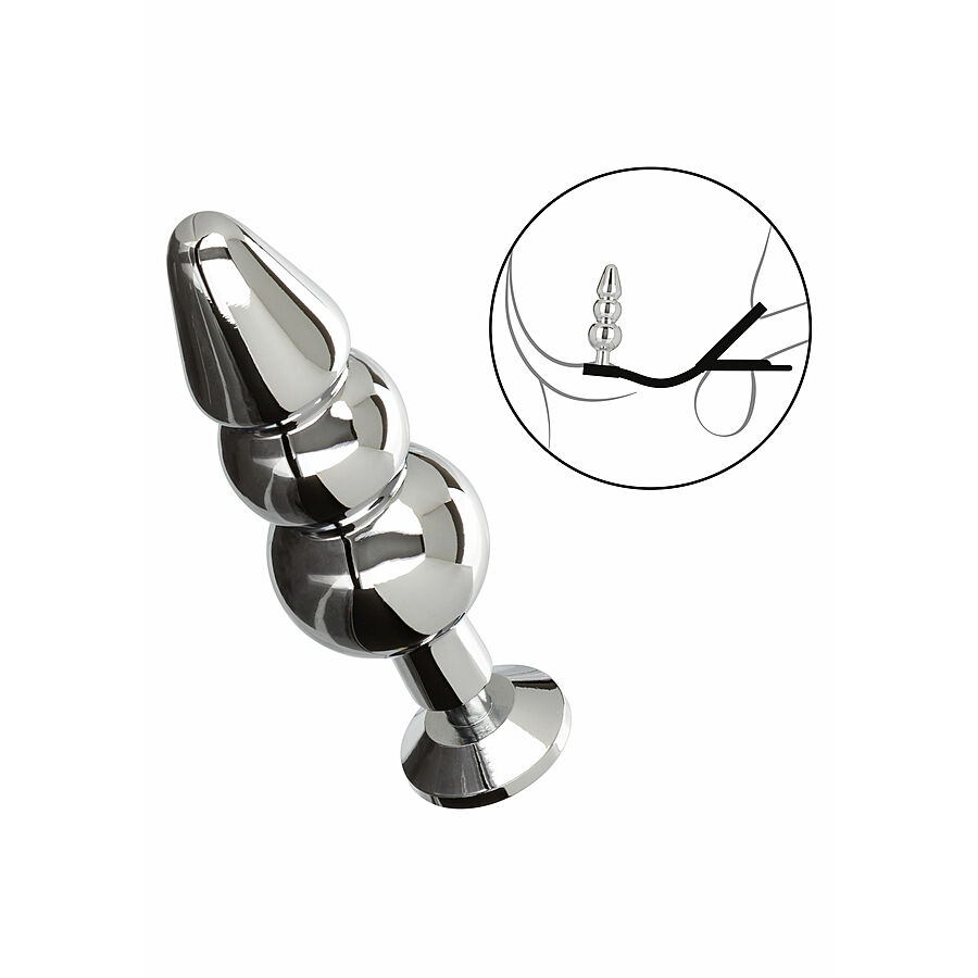 Star Fucker - Muotoiltu anaalitappi penis-kivesrenkaalla