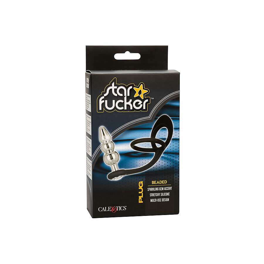 Star Fucker - Muotoiltu anaalitappi penis-kivesrenkaalla