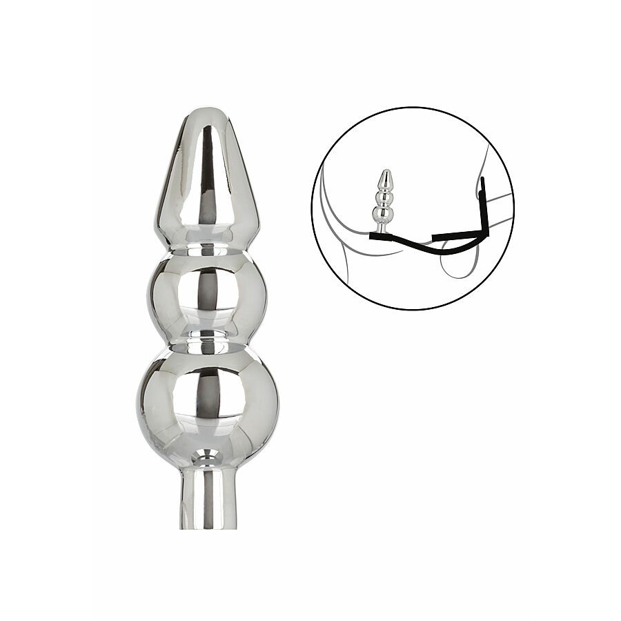 Star Fucker - Muotoiltu anaalitappi penis-kivesrenkaalla